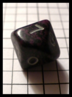 Dice : Dice - 10D - Purple with Black Speckles - Marion Co Miami June 2010